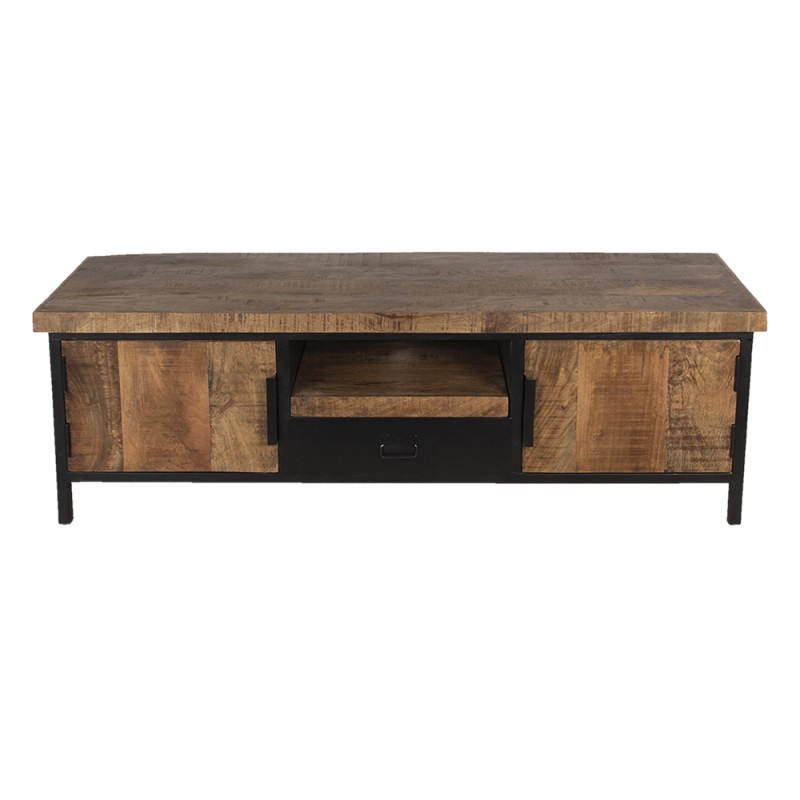 Clayre & Eef TV Cabinet 145x40x50 cm Brown Wood