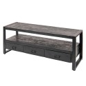 Clayre & Eef Mobile TV 150x45x60 cm Nero Legno