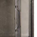2Clayre & Eef Wall Cupboard 49*19*75 cm Brown Metal Glass