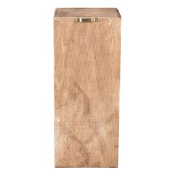 Clayre & Eef Wall Cupboard 6H1565 11*11*27 cm Brown Wood Rectangle