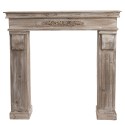 2Clayre & Eef Fireplace Surround 100x22x99 cm Brown Wood