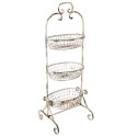2Clayre & Eef Basket 5Y0335 41*38*112 cm White Iron Rectangle