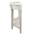 Clayre & Eef Side Table 100x40x84 cm White Wood