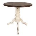 Clayre & Eef Side Table Ø 80x72 cm Brown Wood Round