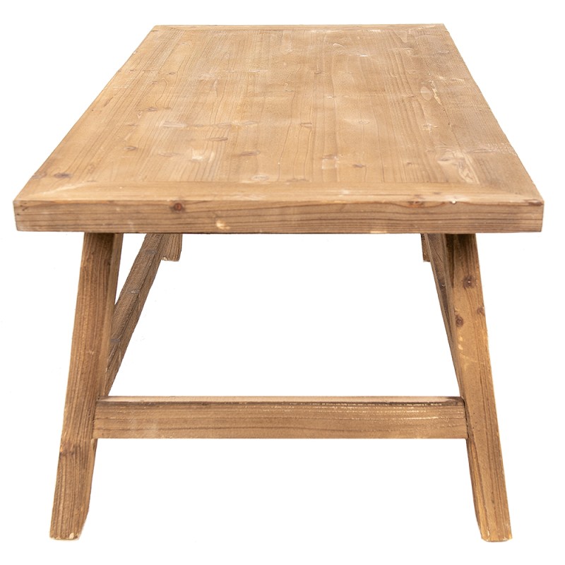 Clayre & Eef Table basse 120x60x48 cm Marron Bois