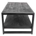 Clayre & Eef Table basse 110x60x45 cm Noir Bois