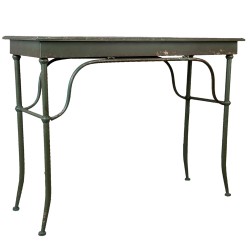Table | 110*42*81 cm | Vert | Fer | Rectangle | Clayre & Eef | 5Y0301