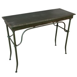 Table | 110*42*81 cm | Vert | Fer | Rectangle | Clayre & Eef | 5Y0301