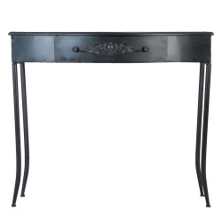 Clayre & Eef Desk Table 90*30*79 cm Black Iron