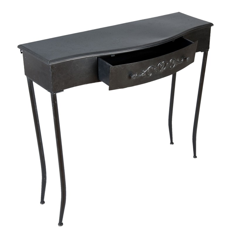 Clayre & Eef Desk 90x30x79 cm Black Iron