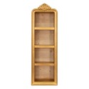 Clayre & Eef Wall Rack 42x19x126 cm Gold colored Wood