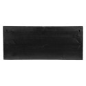 Clayre & Eef Wall Rack 60x13x28 cm Black Wood Iron