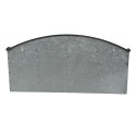 Clayre & Eef Wall Rack 40x8x20 cm Grey White Metal
