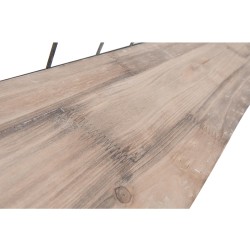 Clayre & Eef Wall Rack 85*20*64 cm Brown Wood