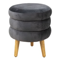 Clayre & Eef Pouf Ø 38x44...