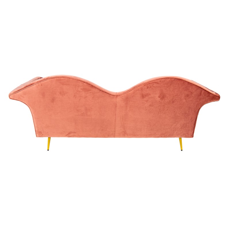 Clayre & Eef Bench 3-seater 3-Zits Pink Wood