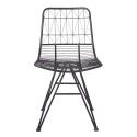 2Clayre & Eef Chair 5Y0358 49*49*85 cm Black Iron