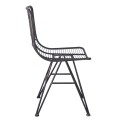 2Clayre & Eef Chair 5Y0358 49*49*85 cm Black Iron