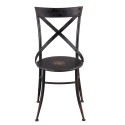 2Clayre & Eef Chair 41x41x88 cm Black