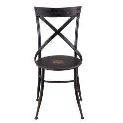 Clayre & Eef Chair 41*41*88 cm Black