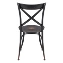 2Clayre & Eef Chair 41x41x88 cm Black