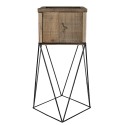 Clayre & Eef Supporto per piante 28x28x50 cm Marrone Legno