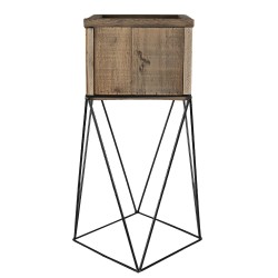 Clayre & Eef Planthouder  28x28x50 cm Bruin Hout