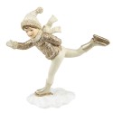 Clayre & Eef Figurine Child 20 cm Beige Gold colored Polyresin