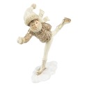 Clayre & Eef Figurine Child 20 cm Beige Gold colored Polyresin