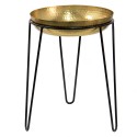 Clayre & Eef Plant Stand  30x21x39 cm Gold colored Black Iron