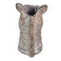 2Clayre & Eef Plant Pot Horse 16*10*15 cm Grey