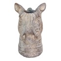 2Clayre & Eef Plant Pot Horse 16*10*15 cm Grey