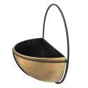 Clayre & Eef Porte-plante 42x22x42 cm Couleur or Fer Rond