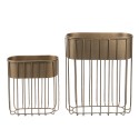 Clayre & Eef Planter Set of 2 Gold colored Metal