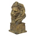 Clayre & Eef Plant Holder Lion 60 cm Gold colored Polyresin