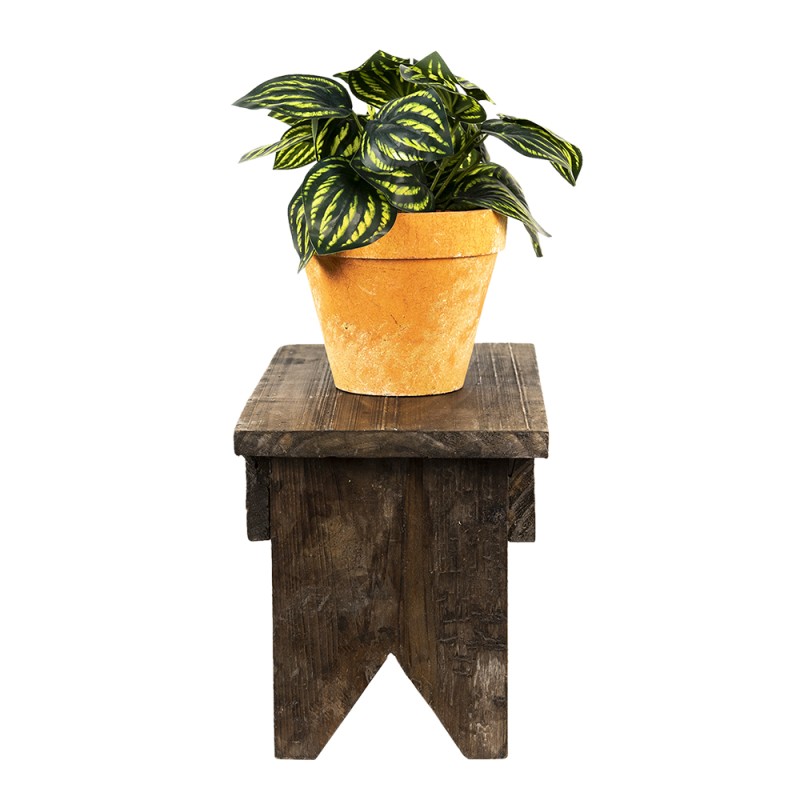 Clayre & Eef Plant Table 34x19x20 cm Brown Wood Rectangle