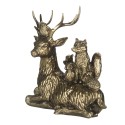 Clayre & Eef Figurine Deer 24 cm Gold colored Polyresin