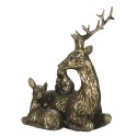 Clayre & Eef Figurine Deer 17 cm Gold colored Polyresin