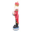 Clayre & Eef Figurine Santa Claus 82 cm Red Blue Polyresin