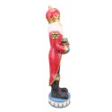 Clayre & Eef Statuetta Babbo Natale  82 cm Rosso Blu Poliresina
