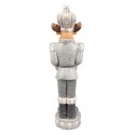 Clayre & Eef Figurine Cerf 66 cm Gris Polyrésine