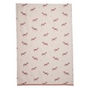 Clayre & Eef Tea Towel  50x70 cm Beige Cotton Rectangle Dachshund