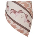 Clayre & Eef Tea Towel  50x70 cm Beige Cotton Rectangle Dachshund