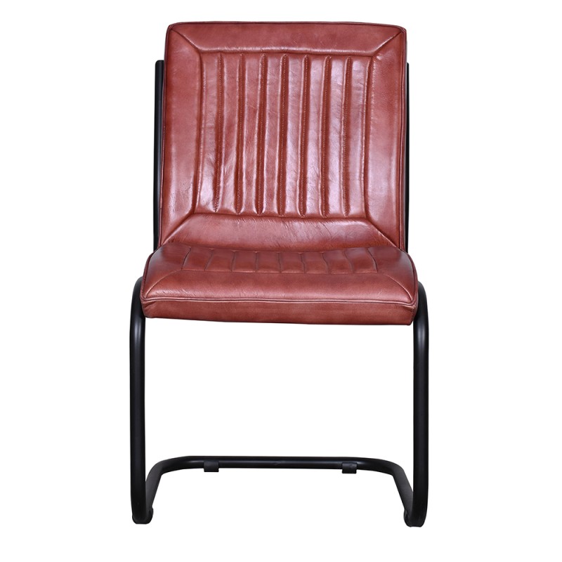 Clayre & Eef Dining Chair 52x62x89 cm Brown Leather