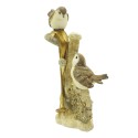 Clayre & Eef Figurine Bird 18 cm Gold colored Polyresin