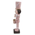 Clayre & Eef Figurine Nutcracker 20 cm Pink Polyresin