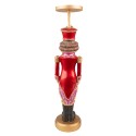 Clayre & Eef Candle holder Nutcracker 11x10x42 cm Green Red Plastic