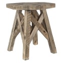 Clayre & Eef Plant Table 22x22x25 cm Brown Wood