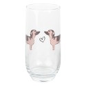 Clayre & Eef Water Glass 380 ml Dogs