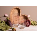 Clayre & Eef Verre d'eau 300 ml Verre Rond Coeurs A lovely drink